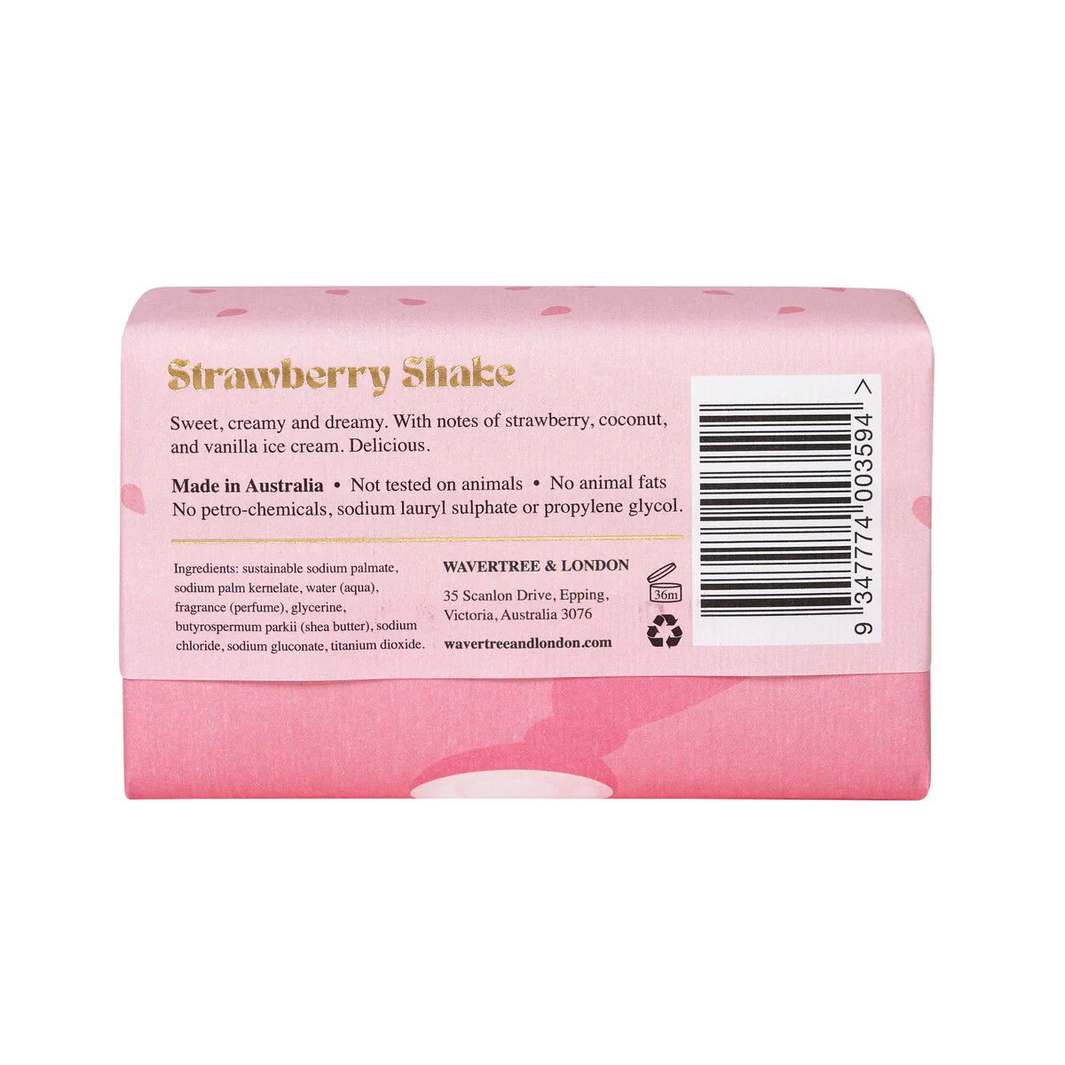 Strawberry Shake Soap