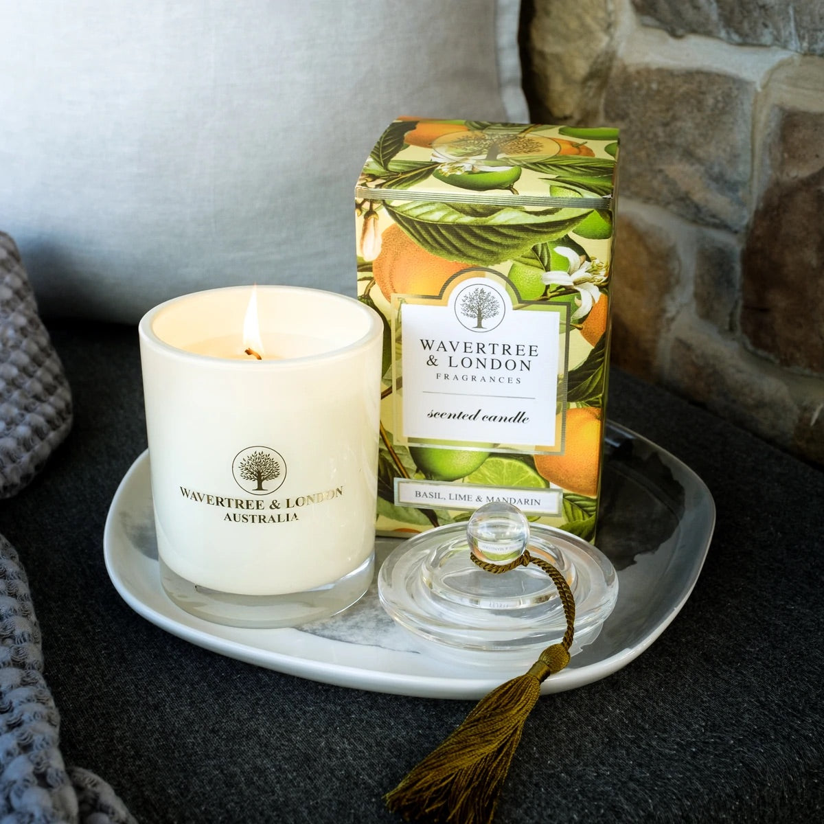 Basil, Lime & Mandarin Candle